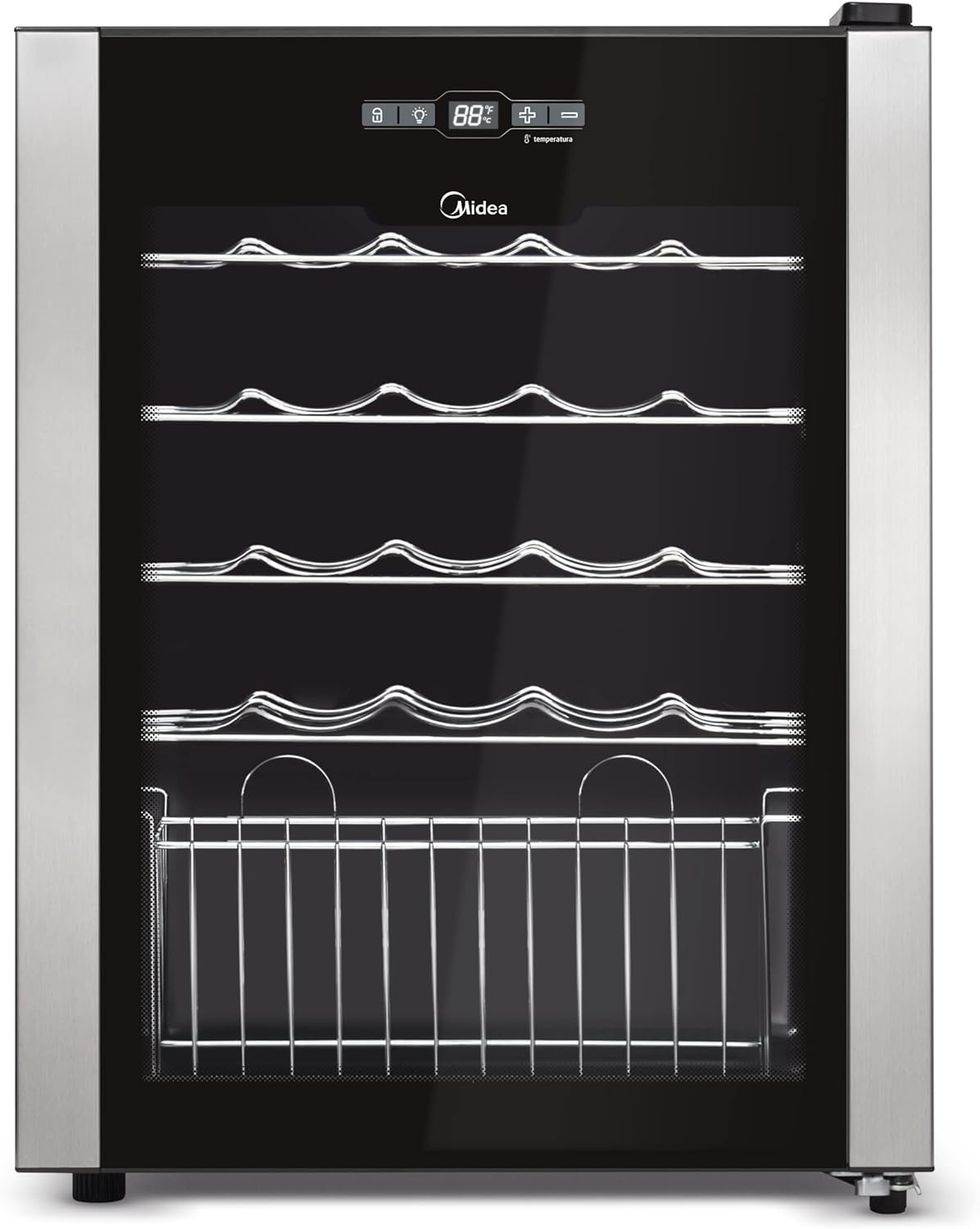 Minha Experiência com a Adega Midea para 66 Garrafas – A Solução Ideal para os Amantes de Vinho!